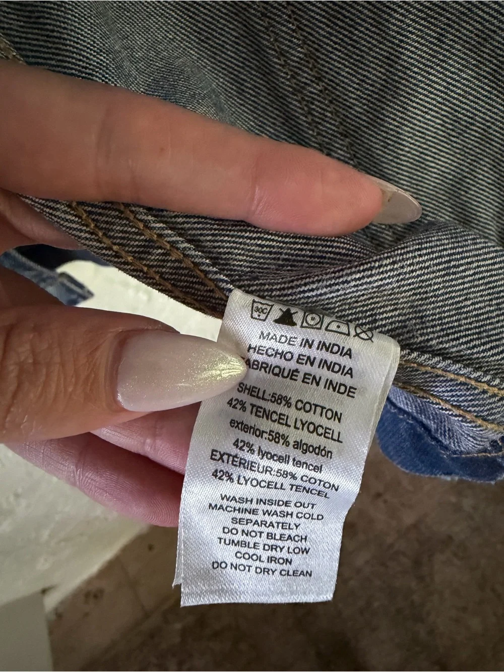 BNWT Michael Kors Blue Denim Long Jacket